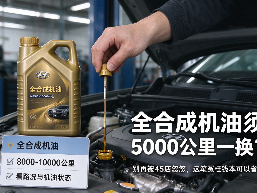 全合成机油必须5000公里一换？别再被4S店忽悠了，这笔冤枉钱本可以省下