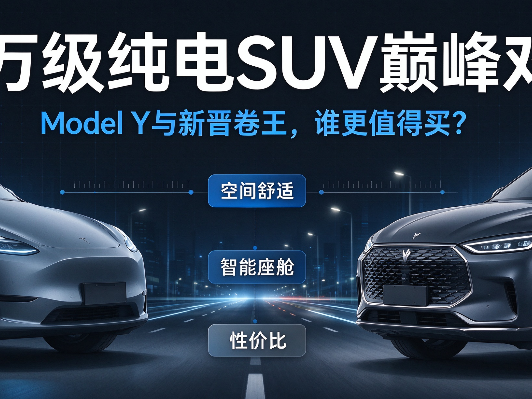 25万级纯电SUV巅峰对决：Model Y与新晋卷王，谁更值得买？